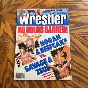 Vintage wrestling magazine